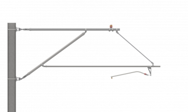 ARCAS Ausleger, vollnachgespannt (VN), DRUCK, Lf= 2.30-2.90m