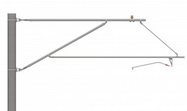 ARCAS Ausleger, vollnachgespannt (VN), DRUCK, Lf= 3.20-3.80m