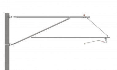 ARCAS Ausleger, vollnachgespannt (VN), DRUCK, Lf= 3.50-4.10m