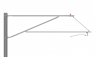 ARCAS Ausleger, vollnachgespannt (VN), DRUCK, Lf= 3.80-4.40m