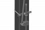 Disconnect switch complete Duplex with manual operating gear, crosswise, alongside pole, Duplex 3.6 kV with switch drive electrical lifting 120 mm to HEB 180-220