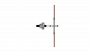 Suspension de ligne de contact TB avec corps isolé KUSYS, en alignement sur tube G2" 0-2.5° pendule