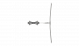 Contact wire suspension ETB with line insulator type 2, in curves to pipe G2" 5.5-7.5° with curve rail type 1, M16