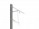 ARCAS Ausleger, halbnachgespannt (HN), Stützrohr, ≥30°-90°, ZUG, Lf= 1.56-2.40m