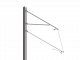 ARCAS Ausleger, halbnachgespannt (HN), Stützrohr, 30°-0°, DRUCK, Lf= 3.30-4.15m